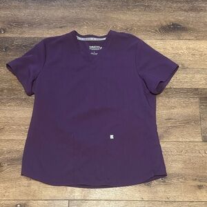 Fabletics Deep Purple Short Sleeve Top